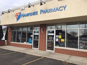 Front entrance of Hampshire Pharmacy