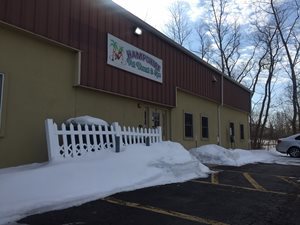 Outside Pet Resort In Winter